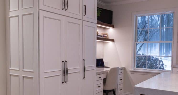 White Kitchen with Waterfall Island - Meadville, PA