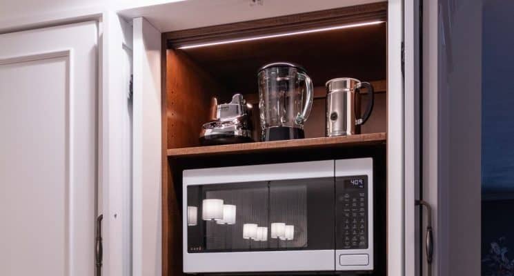 White Kitchen with Waterfall Island - Meadville, PA