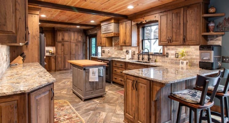 Reclaimed Oak Kitchen - Edinboro, PA