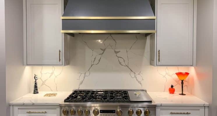 Contrasting Kitchen with Gold Accents - Allison Park, PA